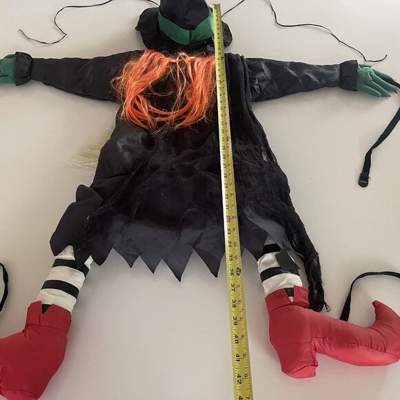 Gemmy Witch Crashing Into Tree Halloween Yard Decoration Outdoor Prop Vintage - Picture 4 of 14